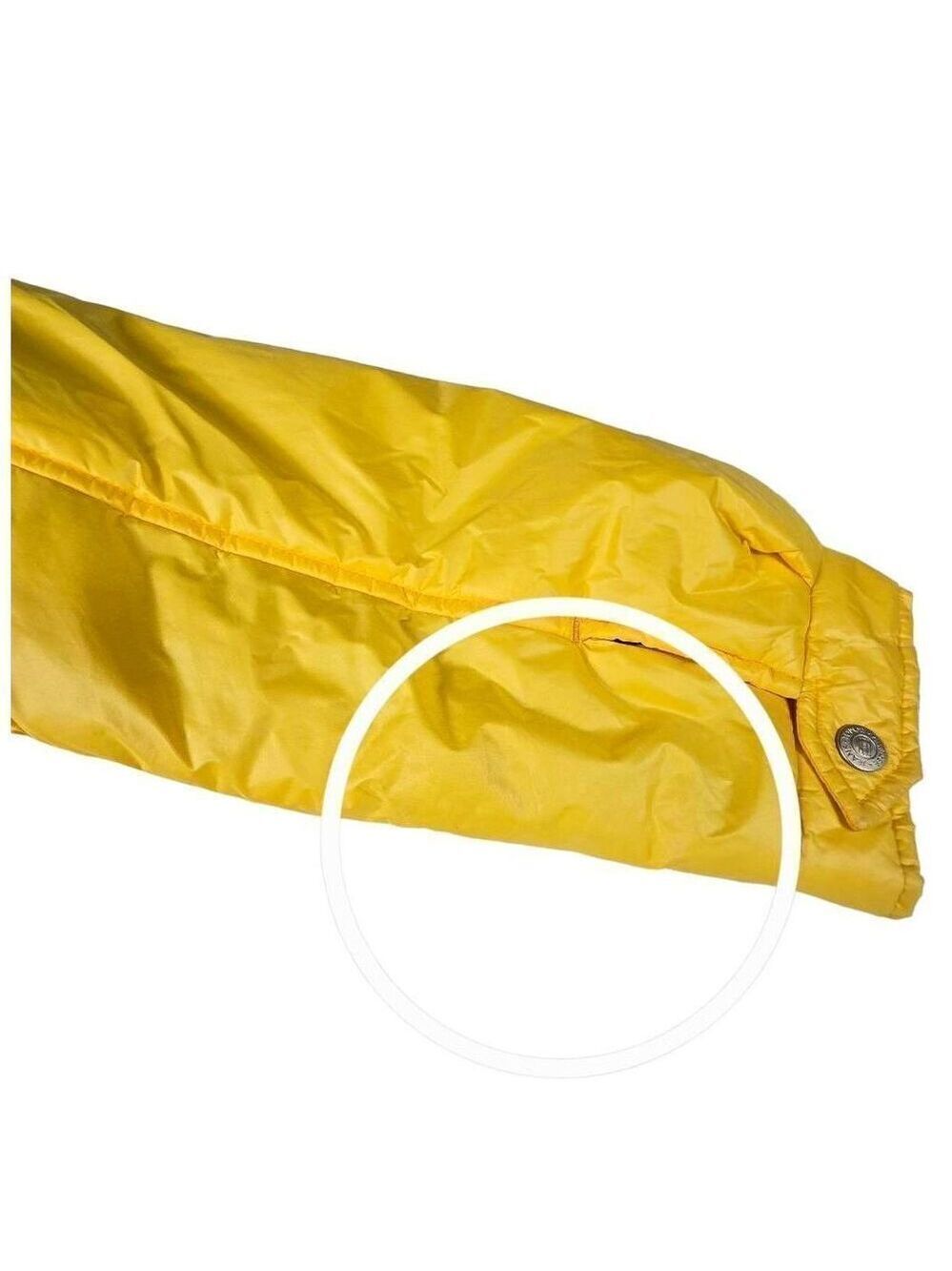 Tommy Hilfiger Girl Yellow Vintage Puffer Jacket Large Jrs. - Picture 6 of 8